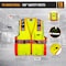 Tr Industrial Class 2 Safety Vest with Pockets and Zipper Closure, 3M Strips, XXL TR88055-3M-XXL - alternate 2